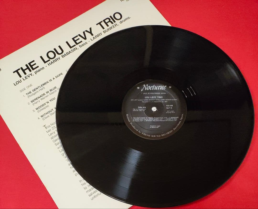 【ジャズ】The Lou Levy Trio ★ピアノ・トリオの隠れ名盤