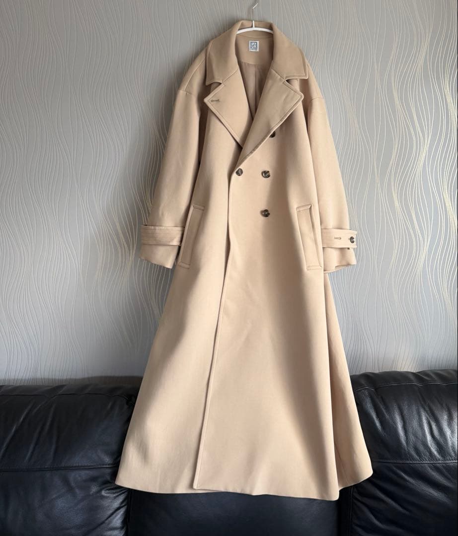 laubeblanc ローブブラン Wide belt Trench coat