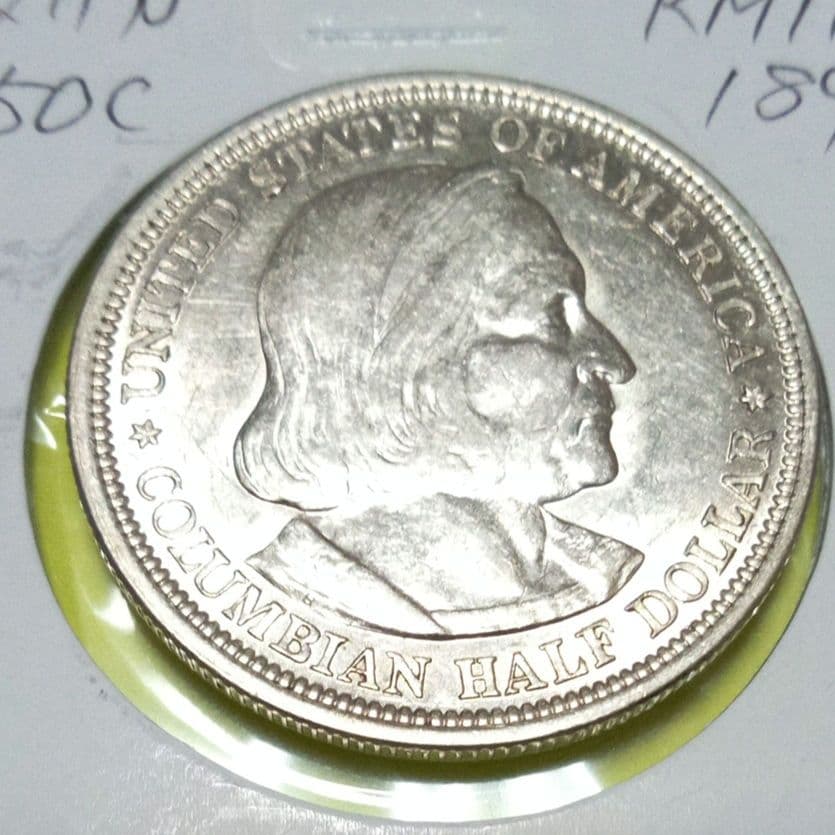 旧貨幣 アメリカ記念銀貨ハーフダラー(1893年)