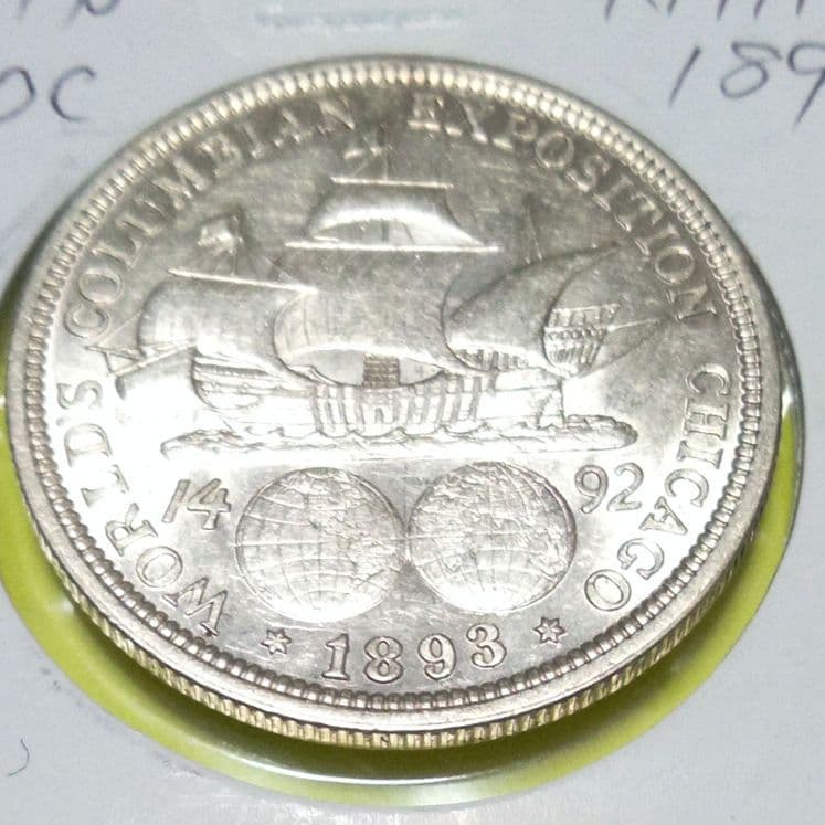 旧貨幣 アメリカ記念銀貨ハーフダラー(1893年)