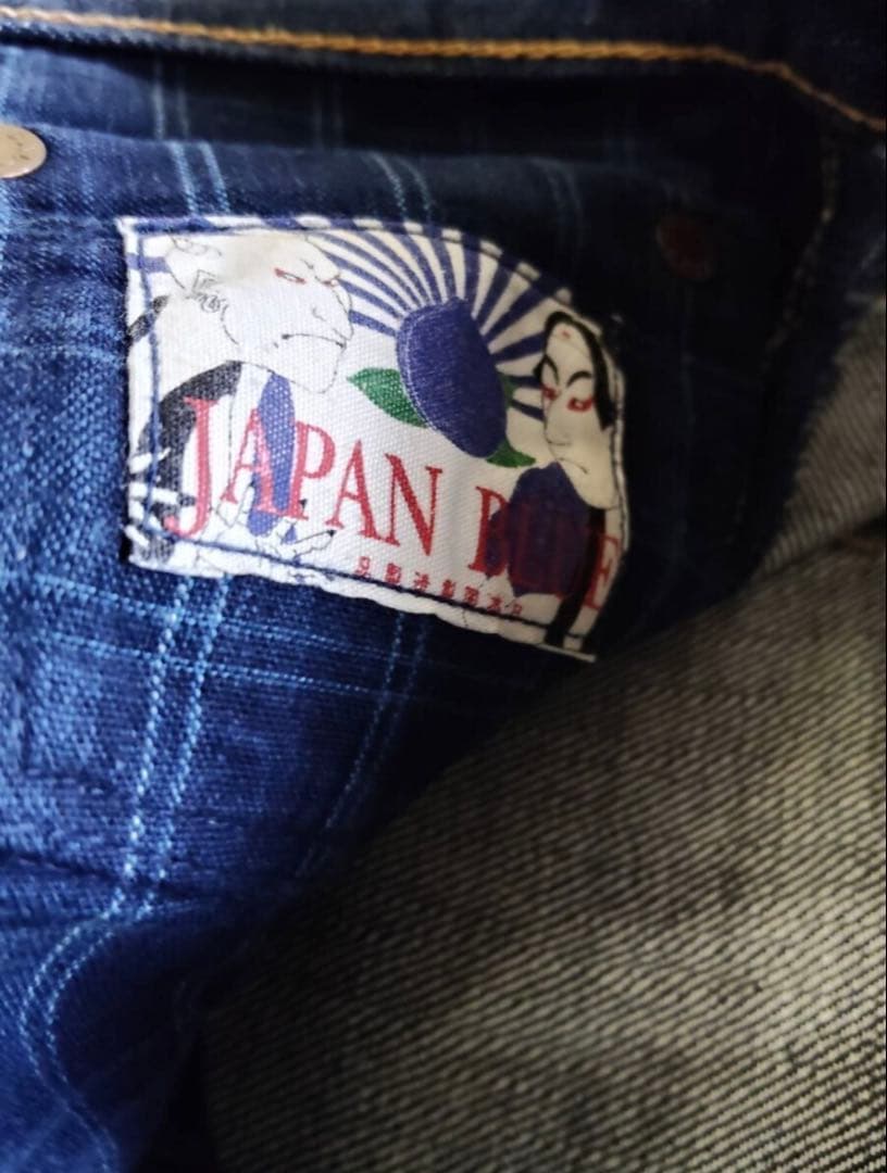 桃太郎ジーンズ　w36〜38　 インディゴデニムパンツ