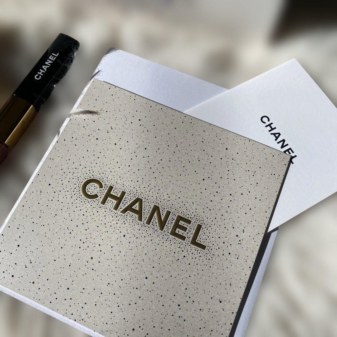 CHANEL リップグロス 186 ギフトボックス　ショッパー