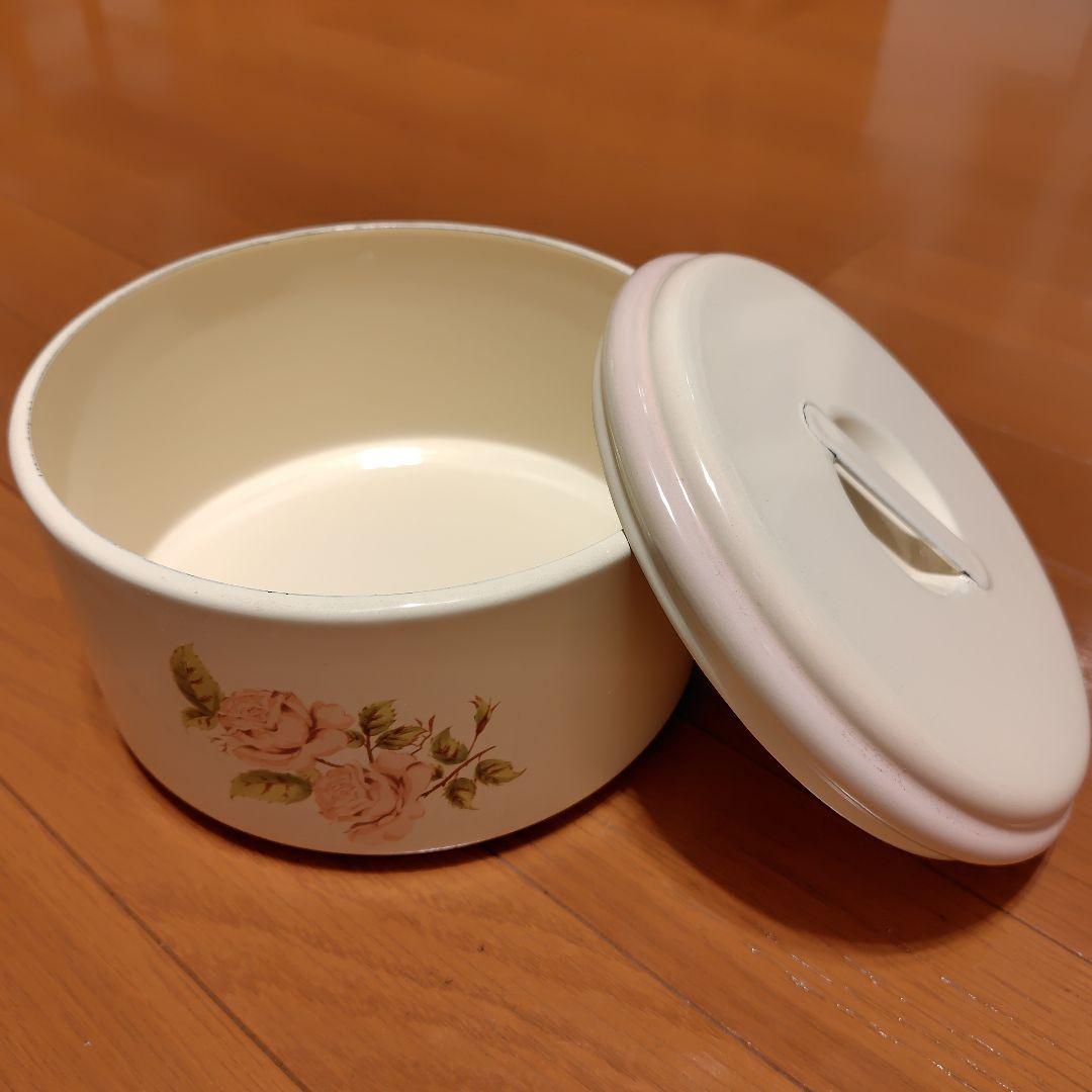 イマン　ダイアナローズ　 ホーロー丸缶セット