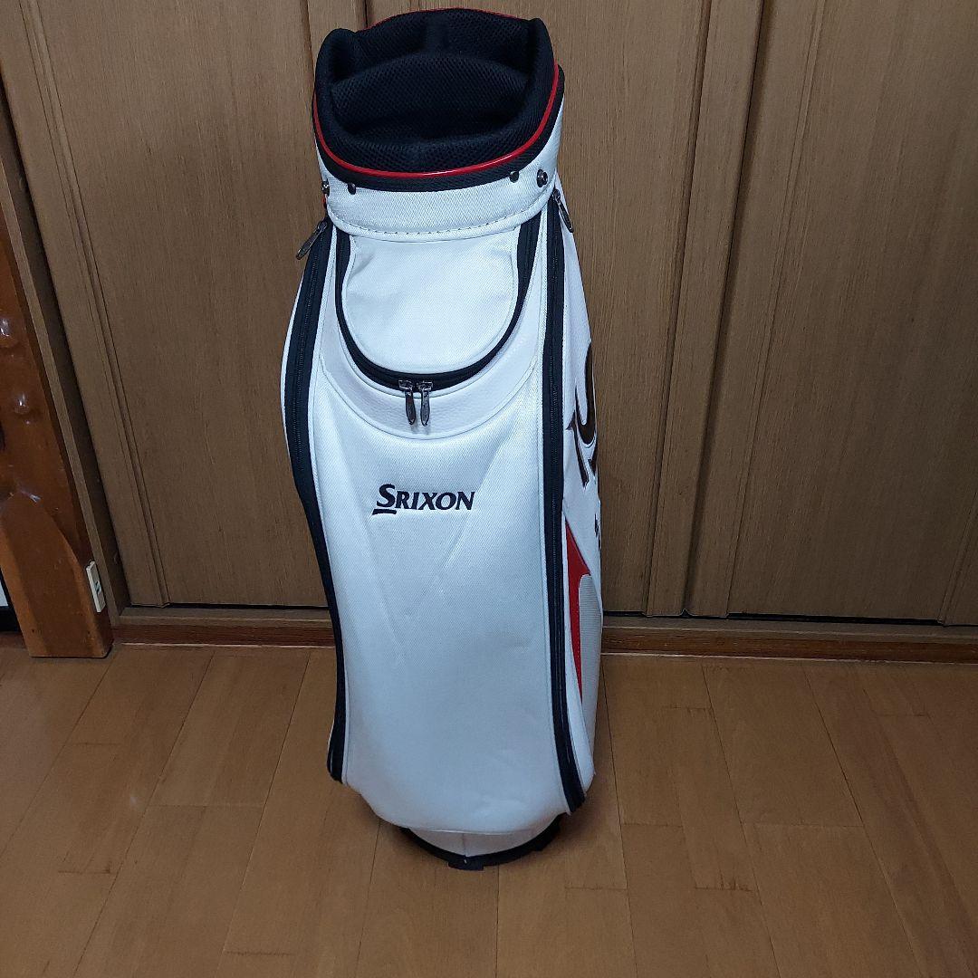 Srixon キャディバッグ ホワイト/レッド
