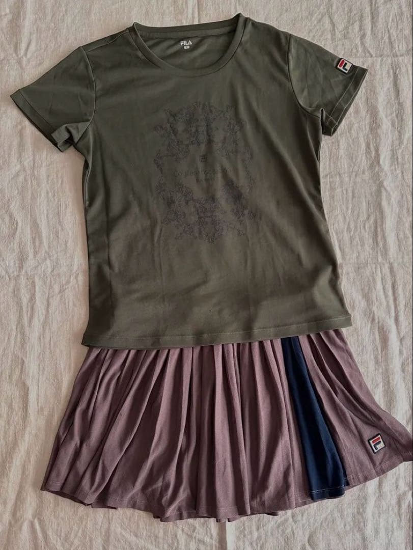 FILA フィラ　テニスウェア　Tシャツ　スコート　 セットアップ　アドミラル