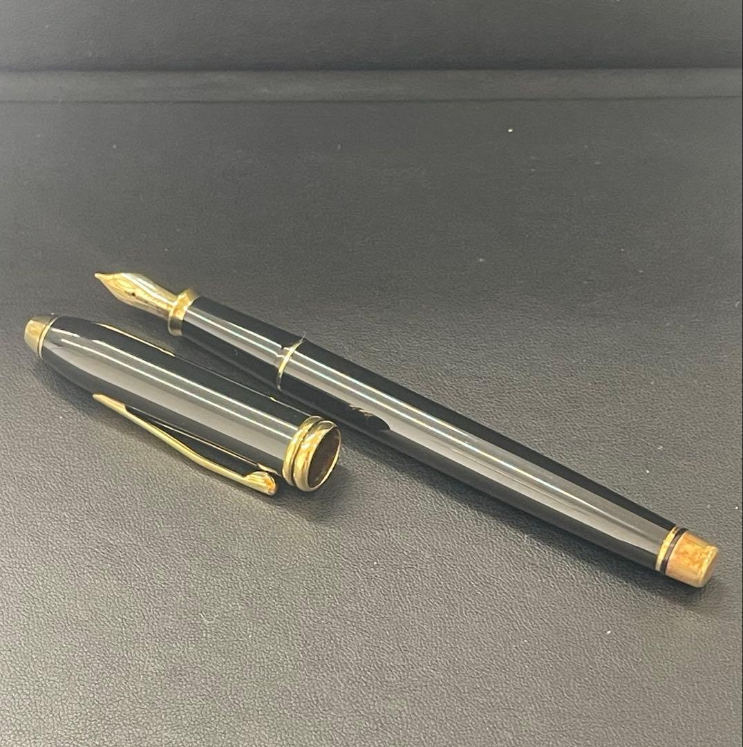 【Ｅ】CROSS クロス 万年筆 ペン先585 筆記用具 文具 ジャンク品