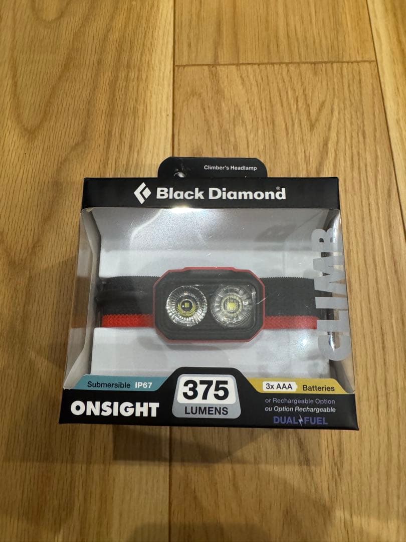  ONSIGHT ヘッドランプ 375ルーメン