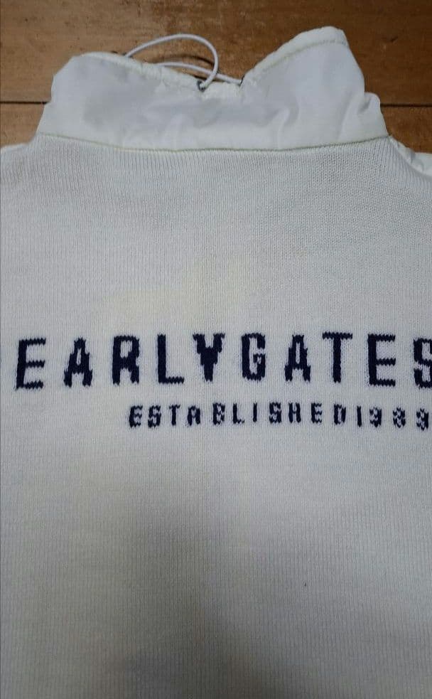 PEARLY GATES　パーリーゲイツ　ニットジャンバー　オフホワイト