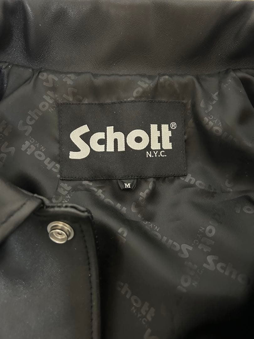 ショット レザーコーチジャケット シープレザー
