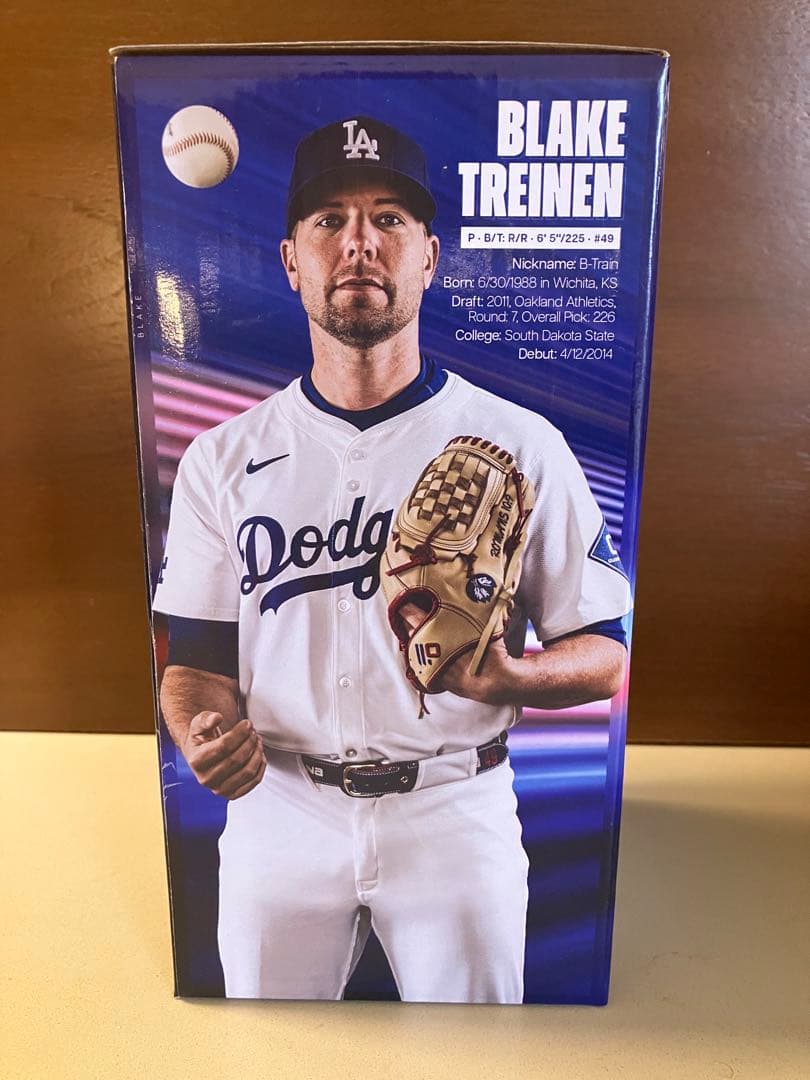 《現地限定》ドジャース　dodgers　ブレイク・トライネン　ボブルヘッド