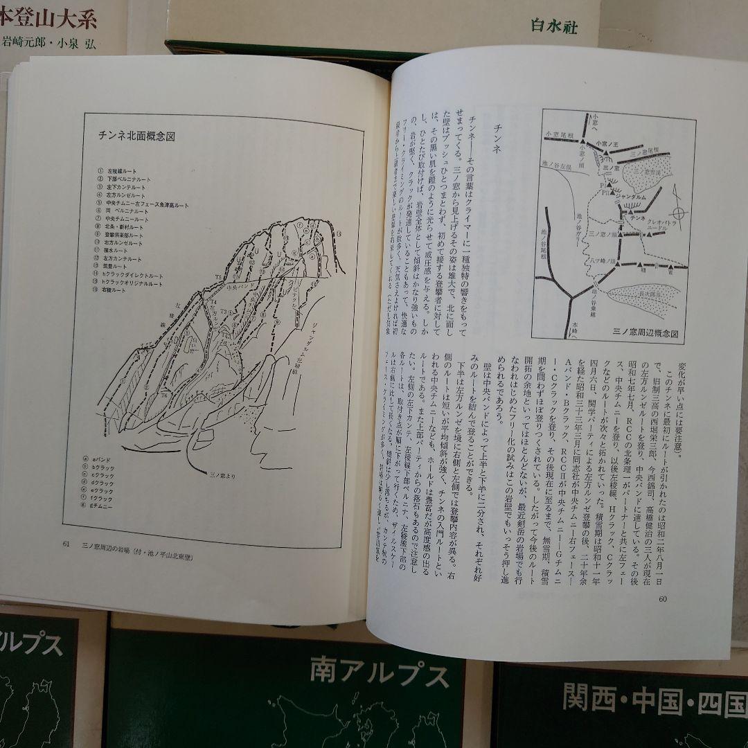 日本全国の山岳バリエーションルートのガイドブック