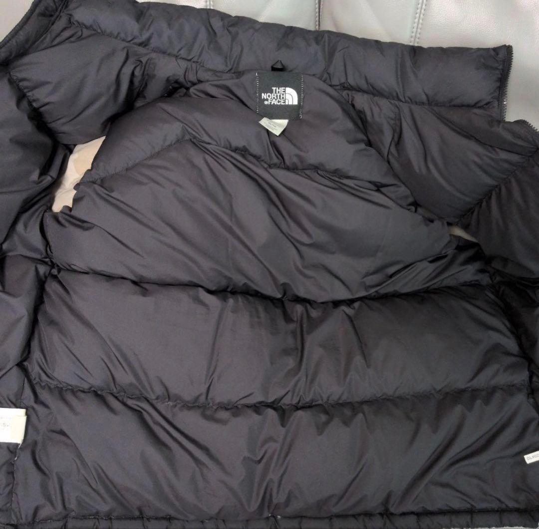 XL 美品 センターロゴ NORTH FACE ヌプシ ダウンベスト 黒 ノース