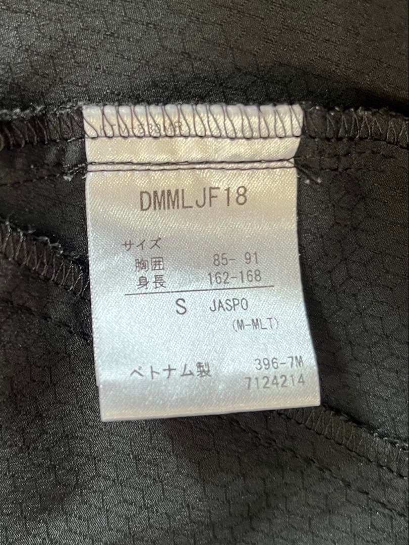 DESCENTE ハニカムクロス上下セット黒　サイズS【ユニセックス】春夏用
