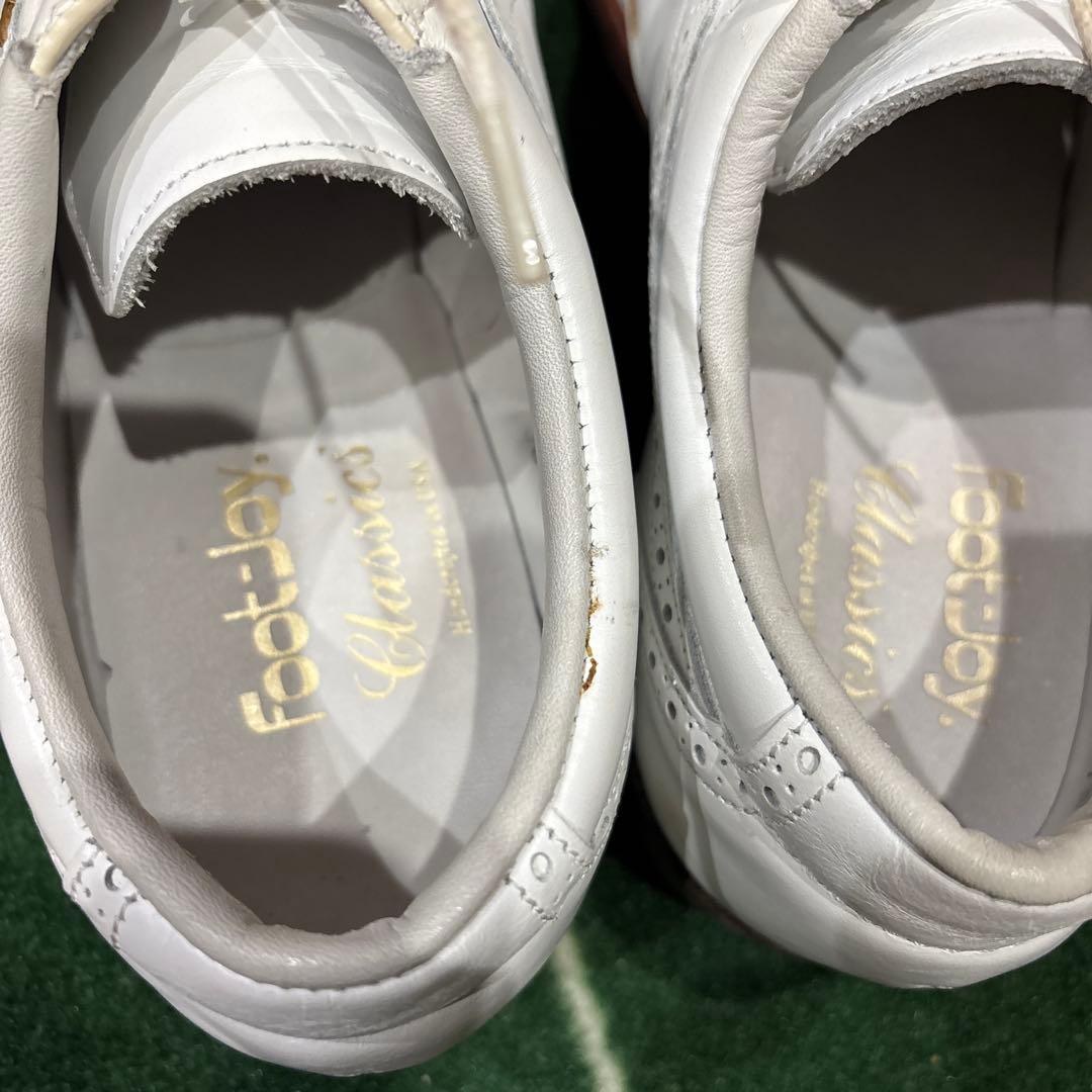 FootJoy Classic ゴルフシューズ ホワイト　本革