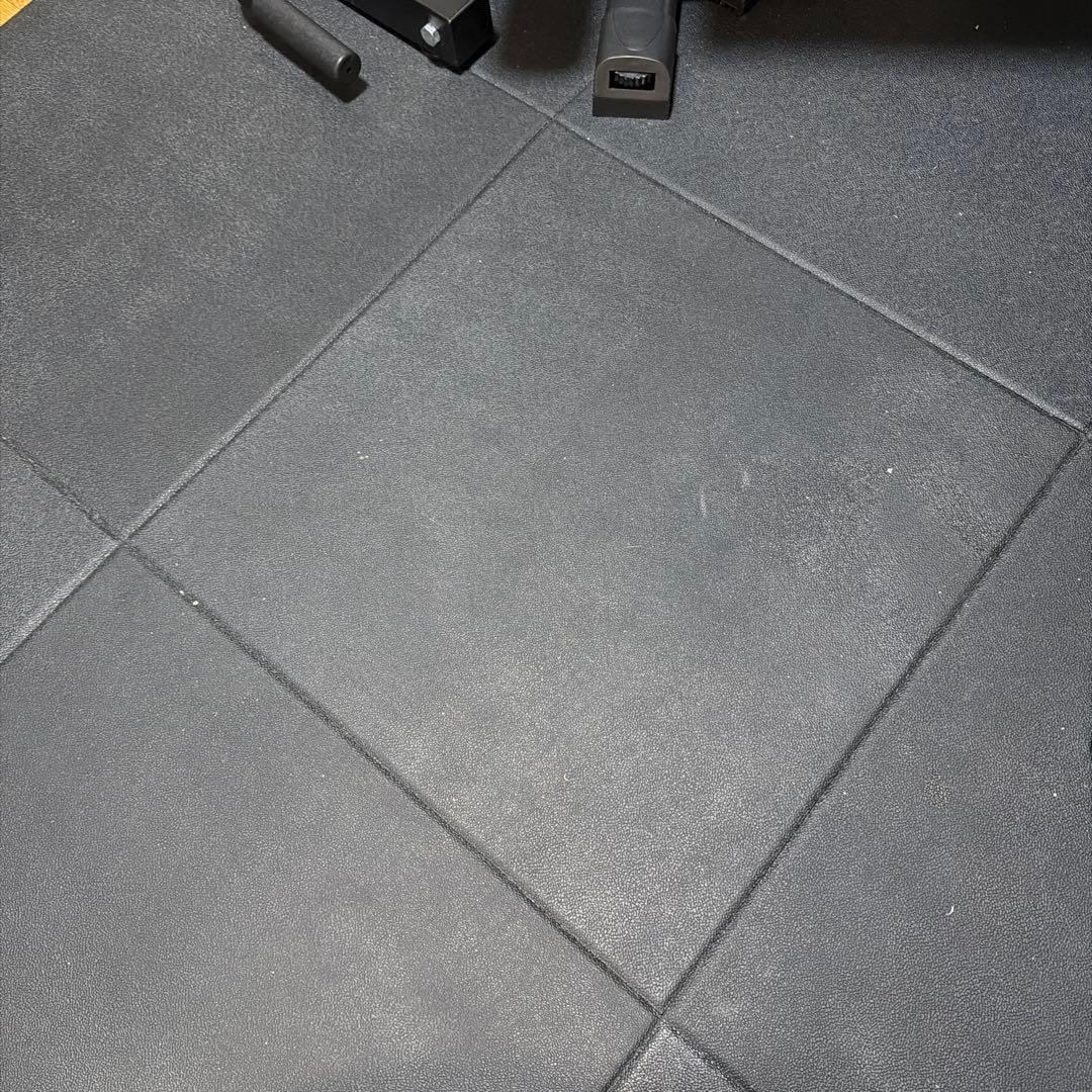SLDS ジム用防音ゴムマット 50×50×20mm ブラック トレーニング用