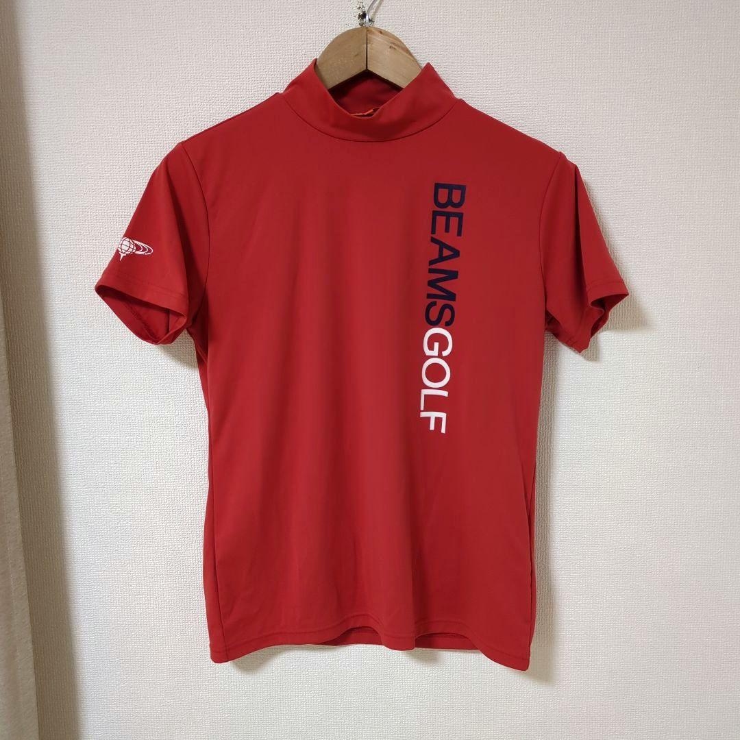 ★美品★BEAMS　GOLF　スポーツロゴ　モックネック　サイズ　L