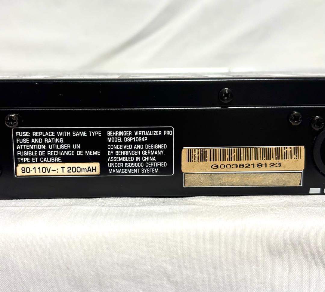 BEHRINGER マルチエフェクター DSP1024P