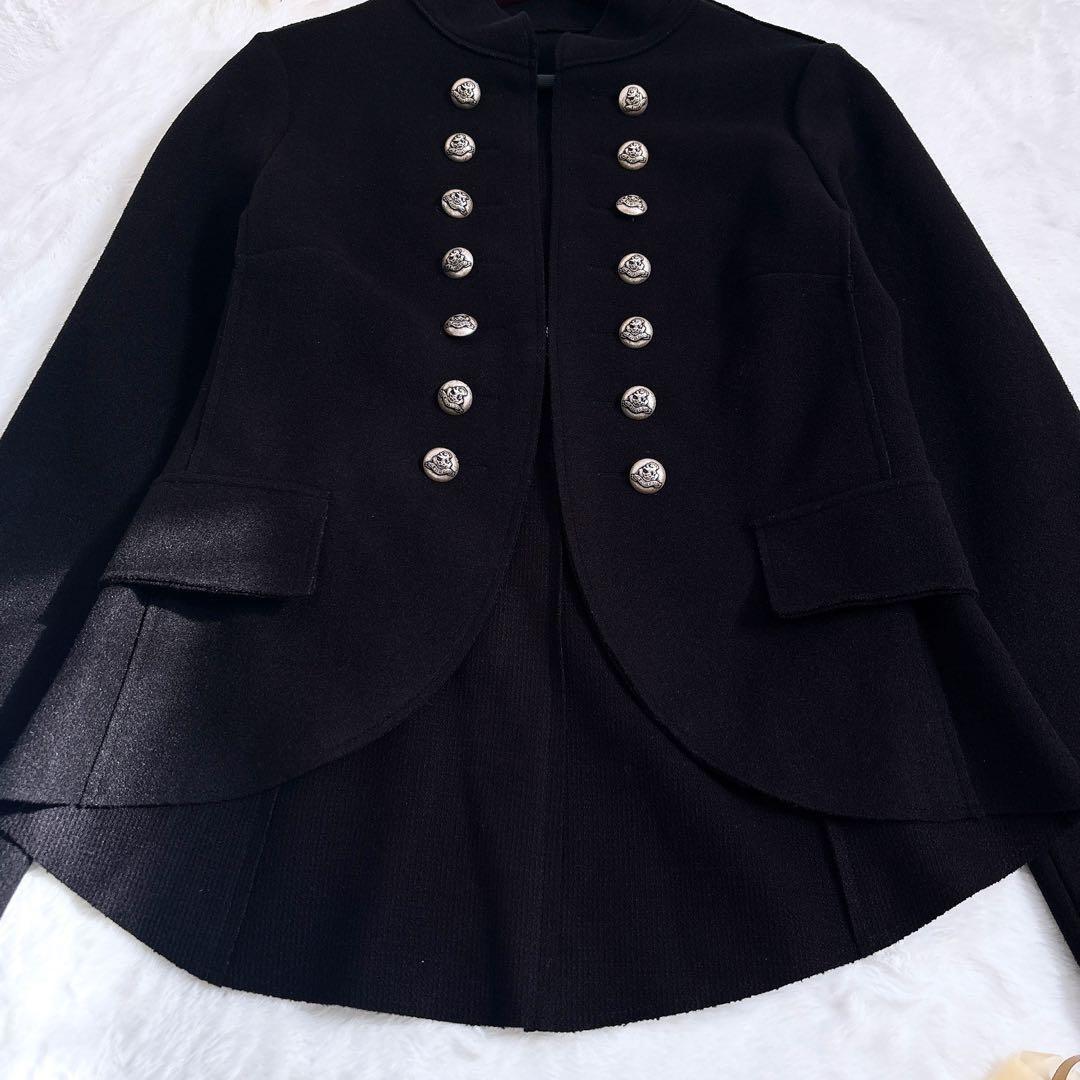 《新品》 IL VENTO & LA SETA ナポレオン ジャケット 黒 M