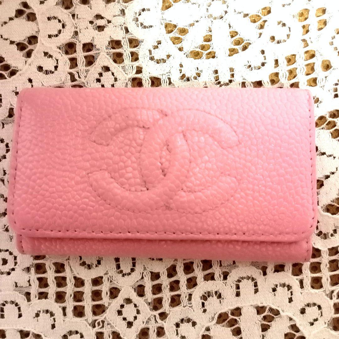 CHANEL ピンク 6連キーケース