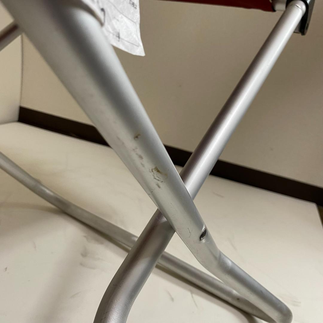 2脚セット peak LV-052PR レッドベージュ パッドインチェア