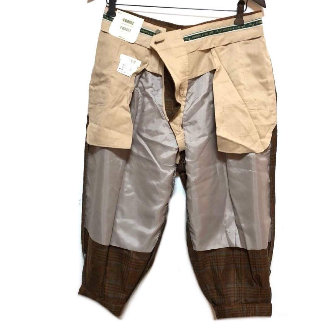新品　ミズノグランドモナーク　AXYゴルフウェア　ウール　ハーフパンツ　七分丈