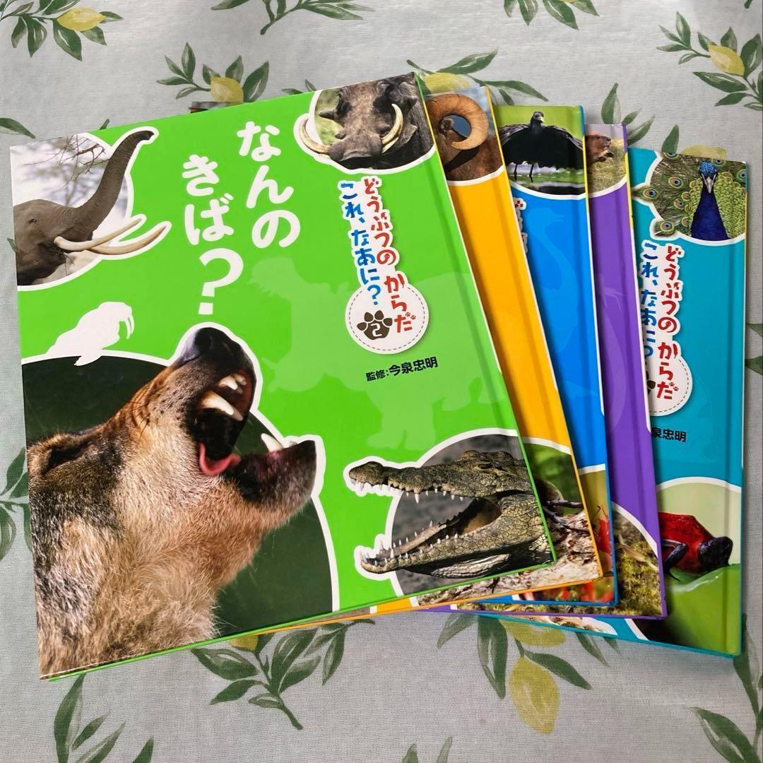 どうぶつのからだ　これ、なあに？ 　絵本　動物 図鑑　5冊セット