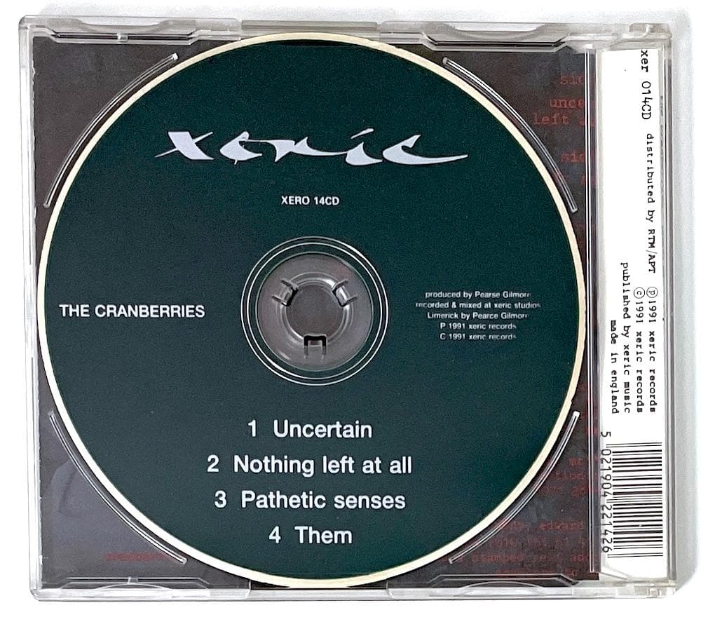 廃盤 CD THE CRANBERRIES クランベリーズ UNCERTAIN