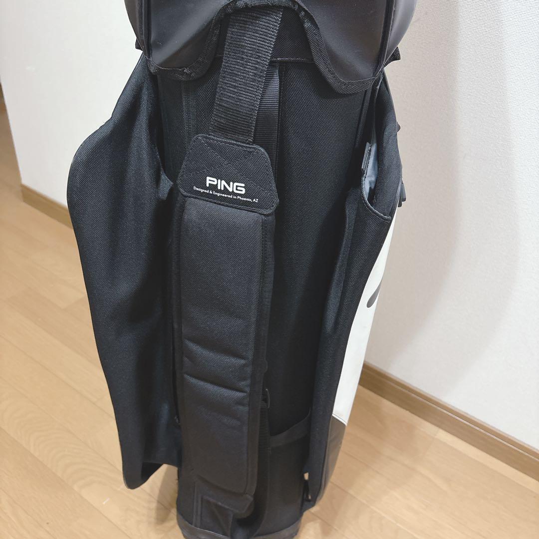 K480 専用　PING DLX キャディバッグ 15分割 ホワイト