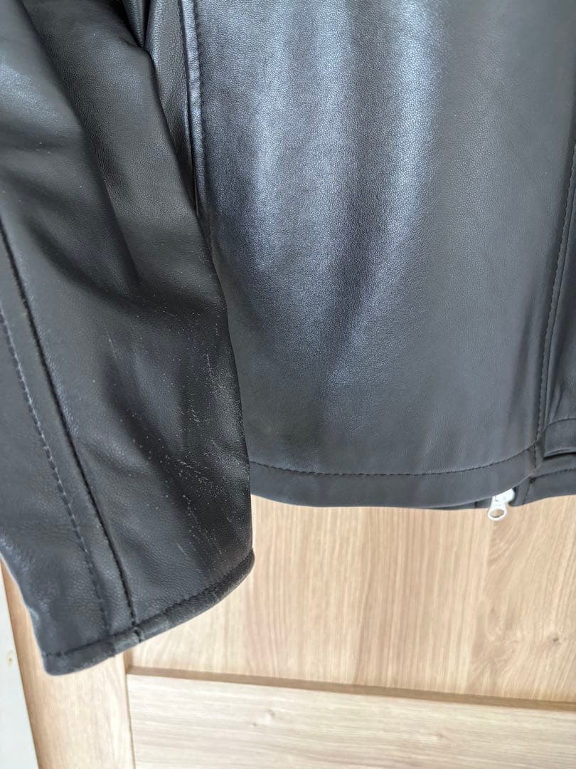RADMESS MEN’S BIGI シープレザーシングルライダースジャケット