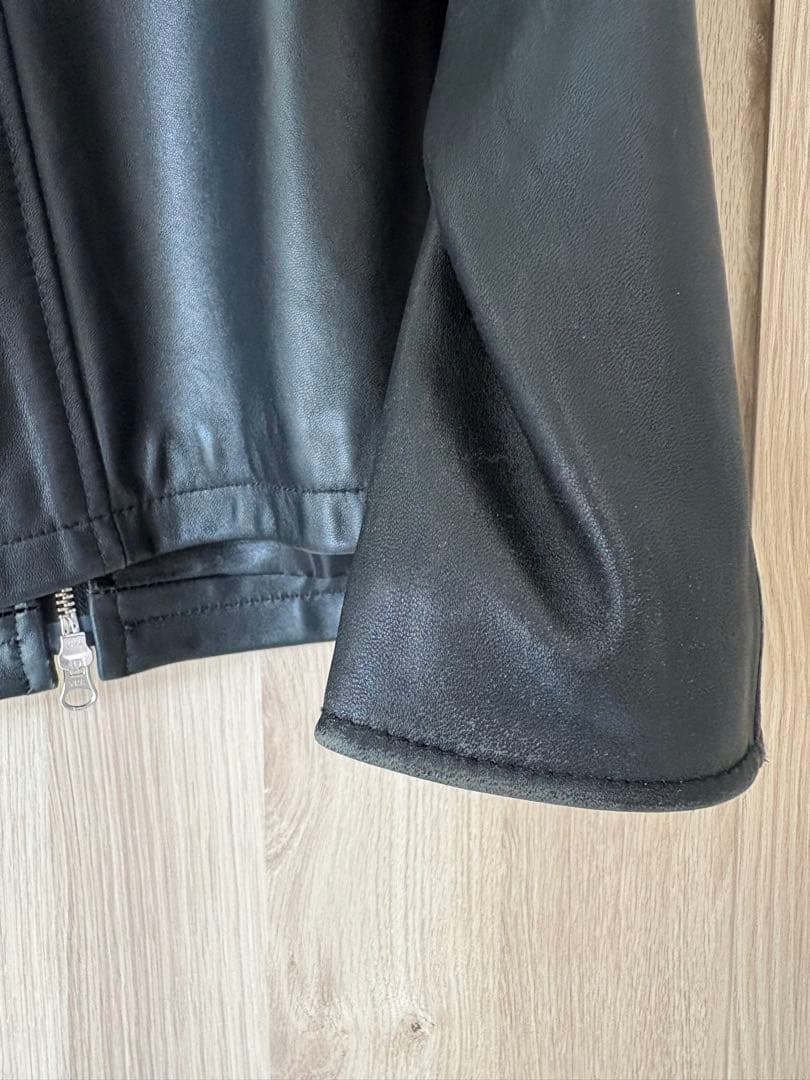 RADMESS MEN’S BIGI シープレザーシングルライダースジャケット