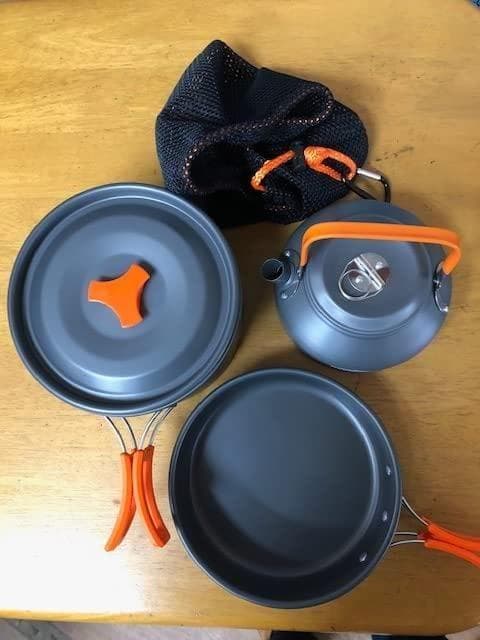 Overmont DS-300 アルミ クッカーセット アウトドア鍋 アウトドA