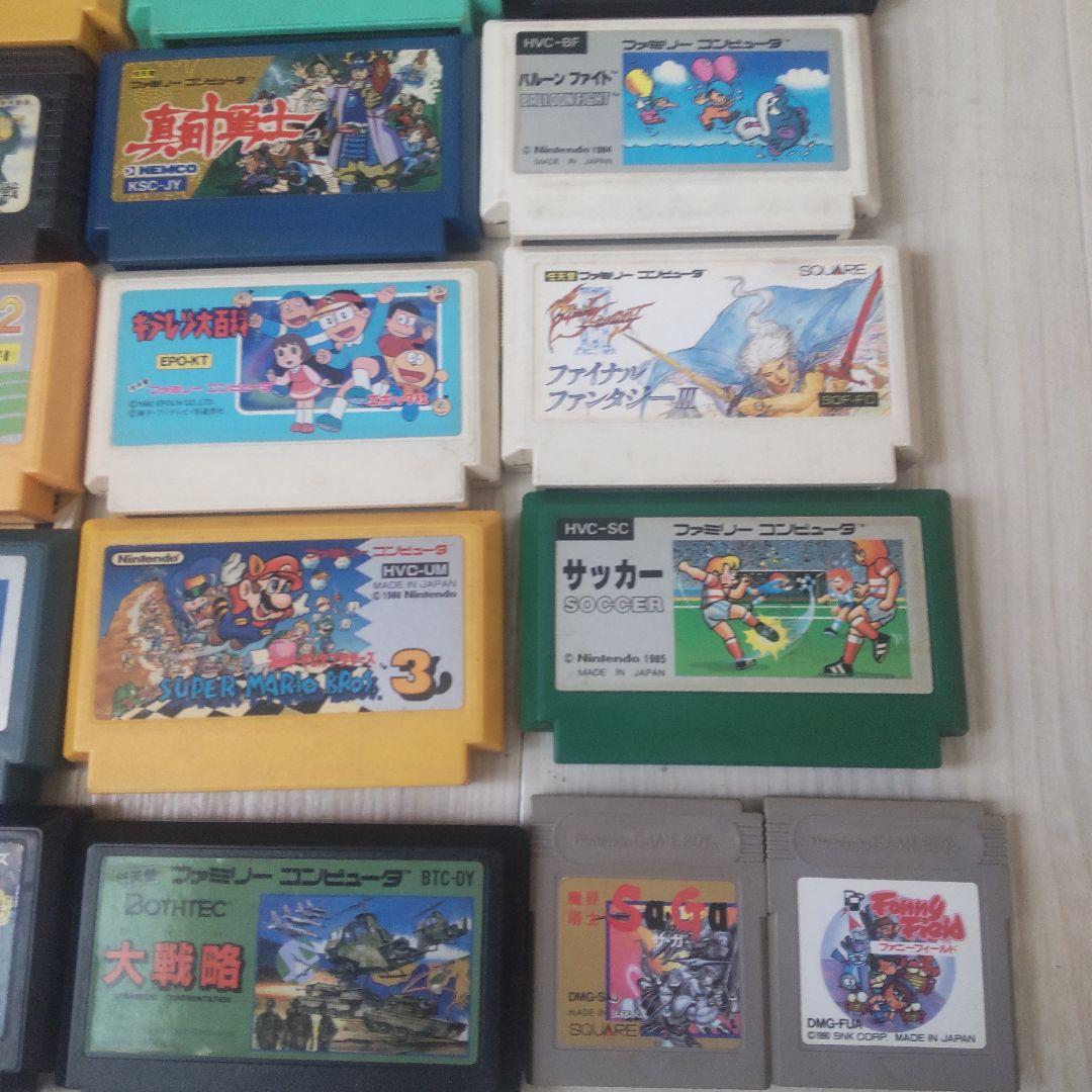 ファミコンソフトジャンク品セット