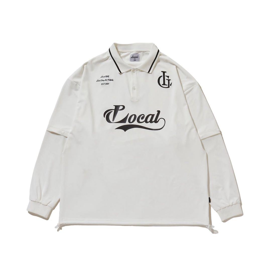 ローカルゴルフ　Local GOLF 2way Game Shirt White