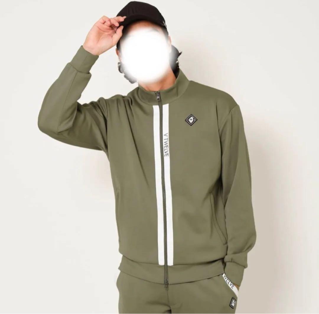 ⭐︎新品未使用⭐︎Ｖ12⭐︎定価27,500円⭐︎zipジャケット⭐︎OLIVE.ＸＬ