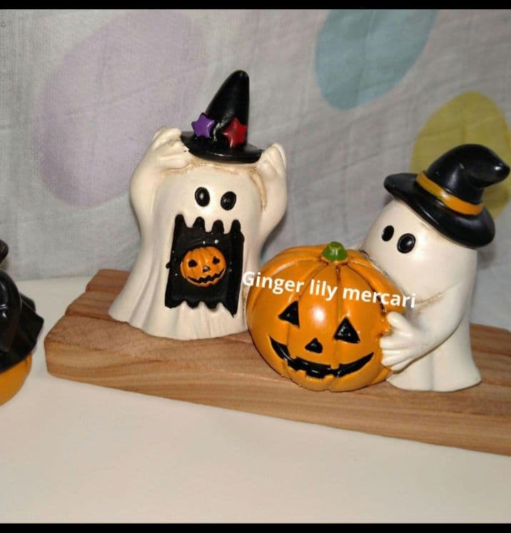 ハロウィン オブジェゴーストサリュ カルディ ナチュラルキッチン セリア 黒猫