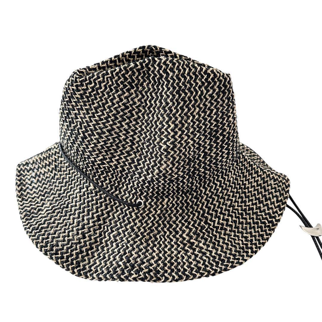 美品 カレンテージ ラメゾンドリリス WAHIBA HAT ジュート 帽子