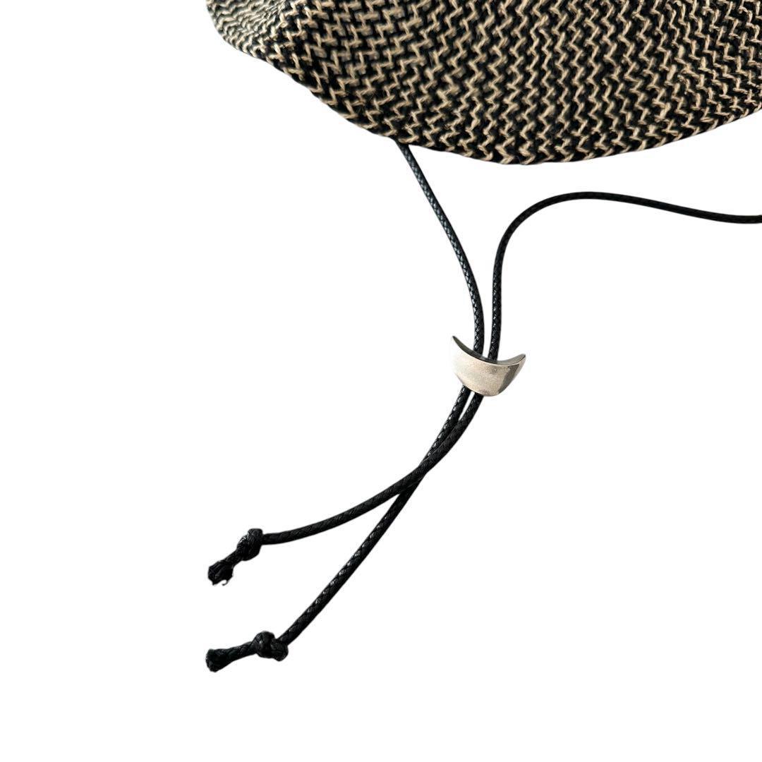 美品 カレンテージ ラメゾンドリリス WAHIBA HAT ジュート 帽子