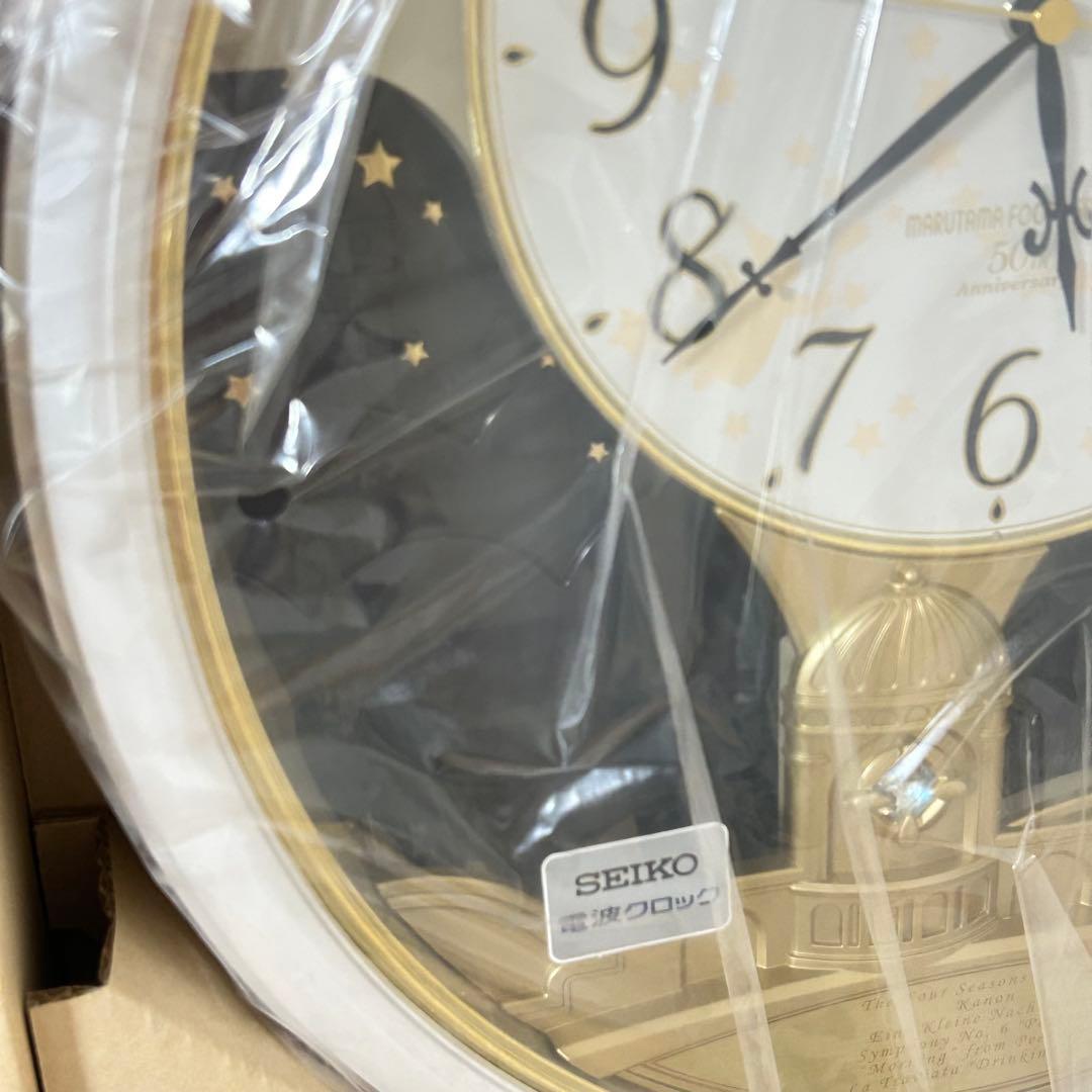 SEIKO セイコー 電波クロック からくり時計 AM906W 未使用品