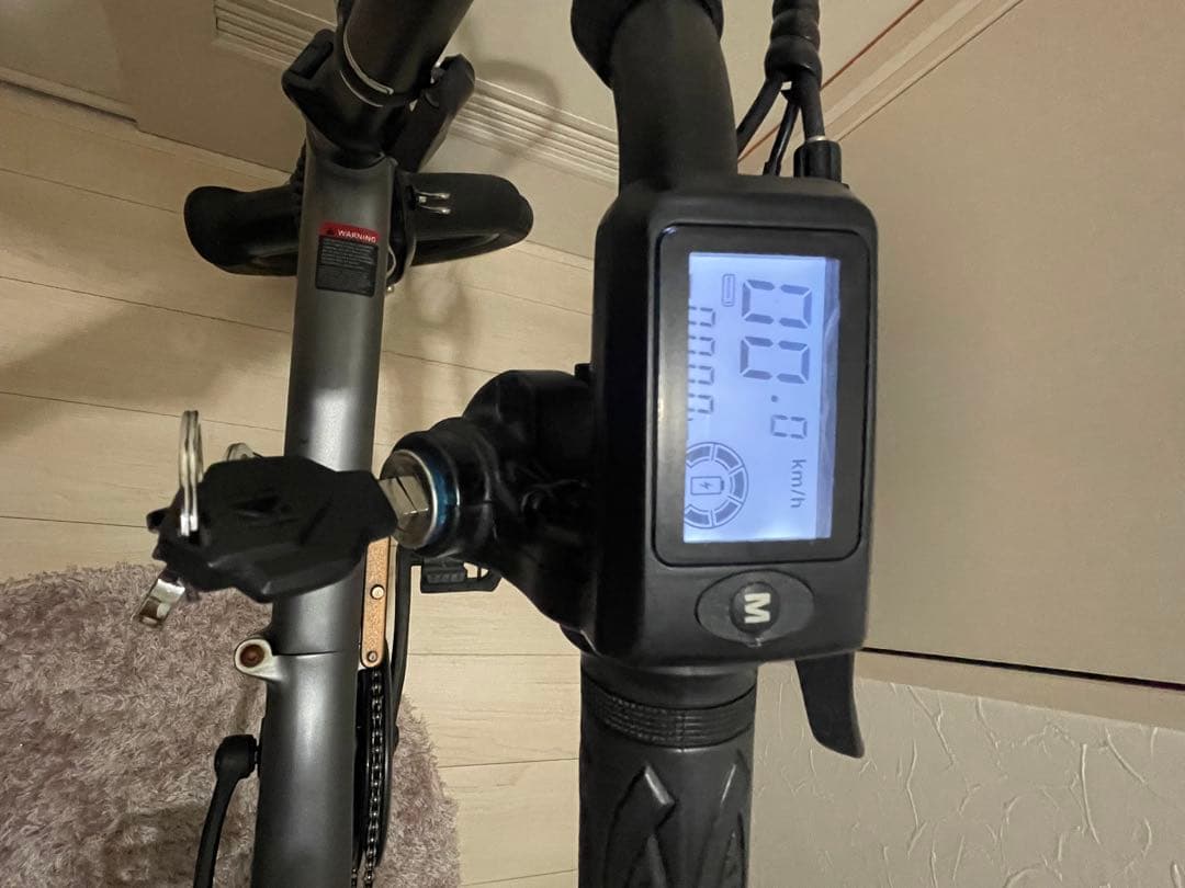 折りたたみ式　電動アシスト自転車 グレー