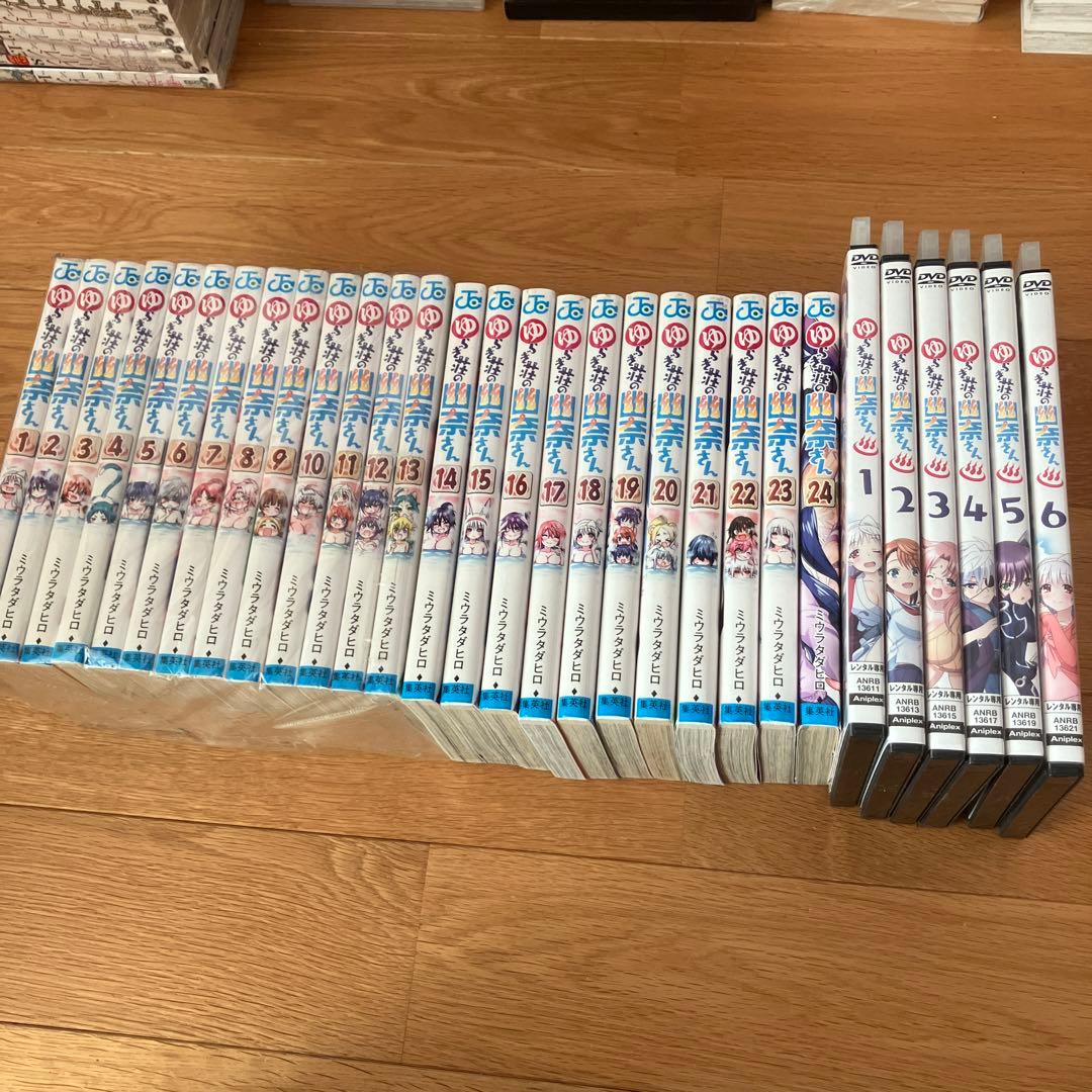 ゆらぎ荘の幽奈さんDVD全6巻セット＋コミック全24巻セット
