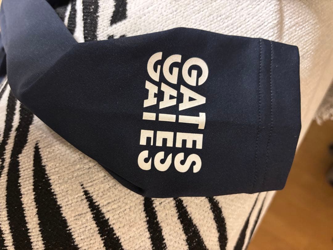 PEARLY GATES 長袖モックネックシャツ　ネイビー