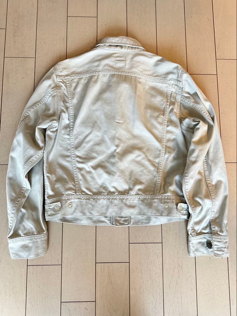 Lee ウエスターナー コットンサテン ジャケット S アイボリー