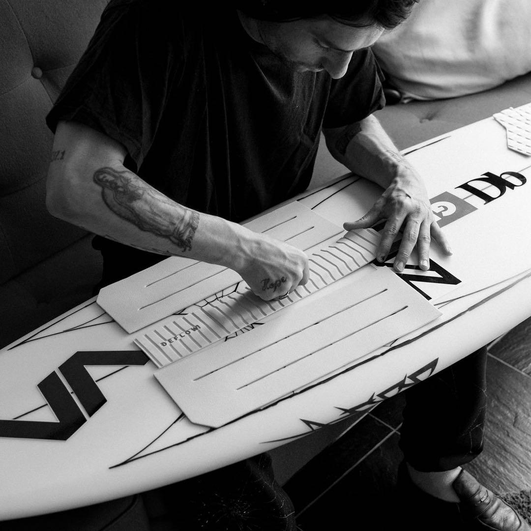 サーフィン・ボディボード DEFLOW ERWIN FRONT PAD WHITE