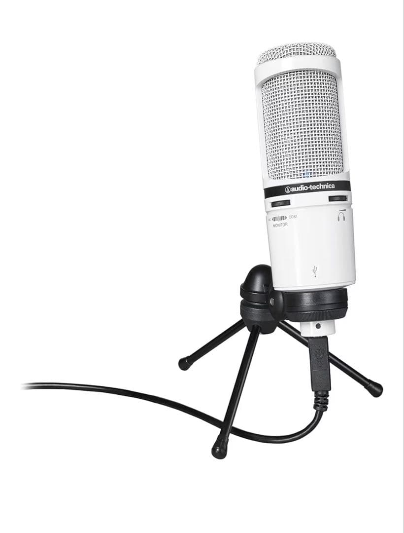 Audio-Technica AT2020USB+ ホワイトコンデンサーマイク
