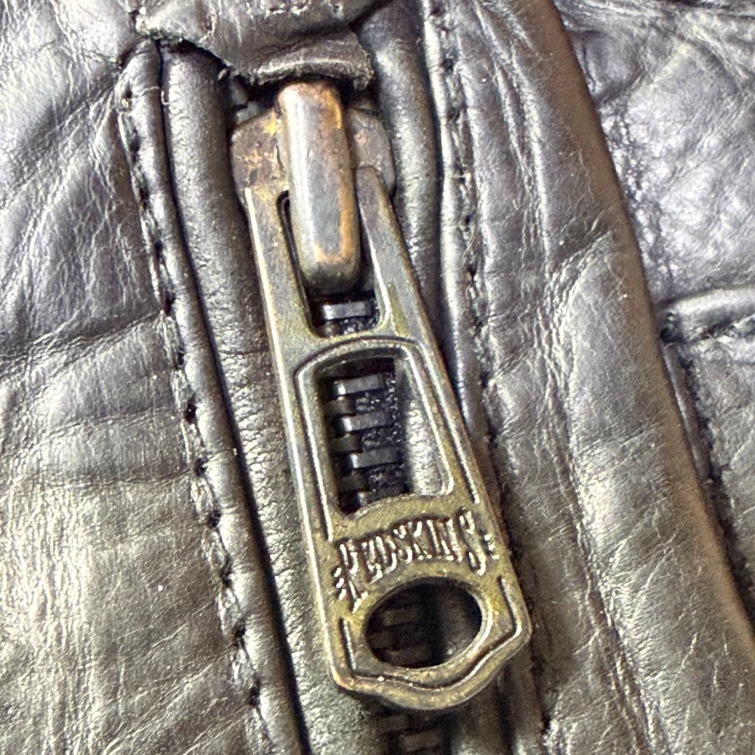 【90s】REDSKINS レザー フライトジャケット XL フランス空軍仕様