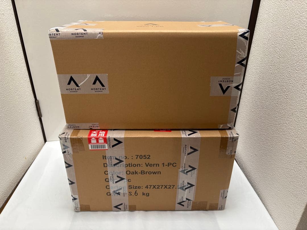 nortent Vern 1-PC テント ポリコットン オークブラウン