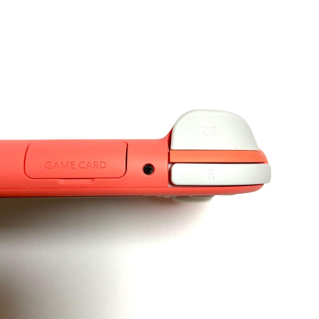 Switch Lite 本体 2025年製 コーラル 美品 外箱 付属品全てあり