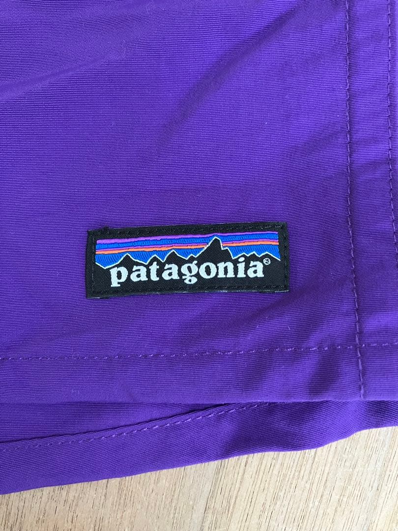 patagonia 紫色 バギーズショーツ5インチ XS