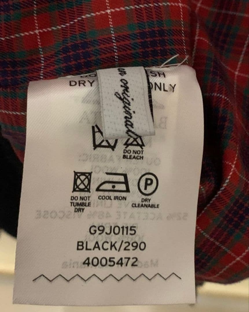 【ルーマニア製】BARACUTA G9 ハリントンジャケット チェック柄