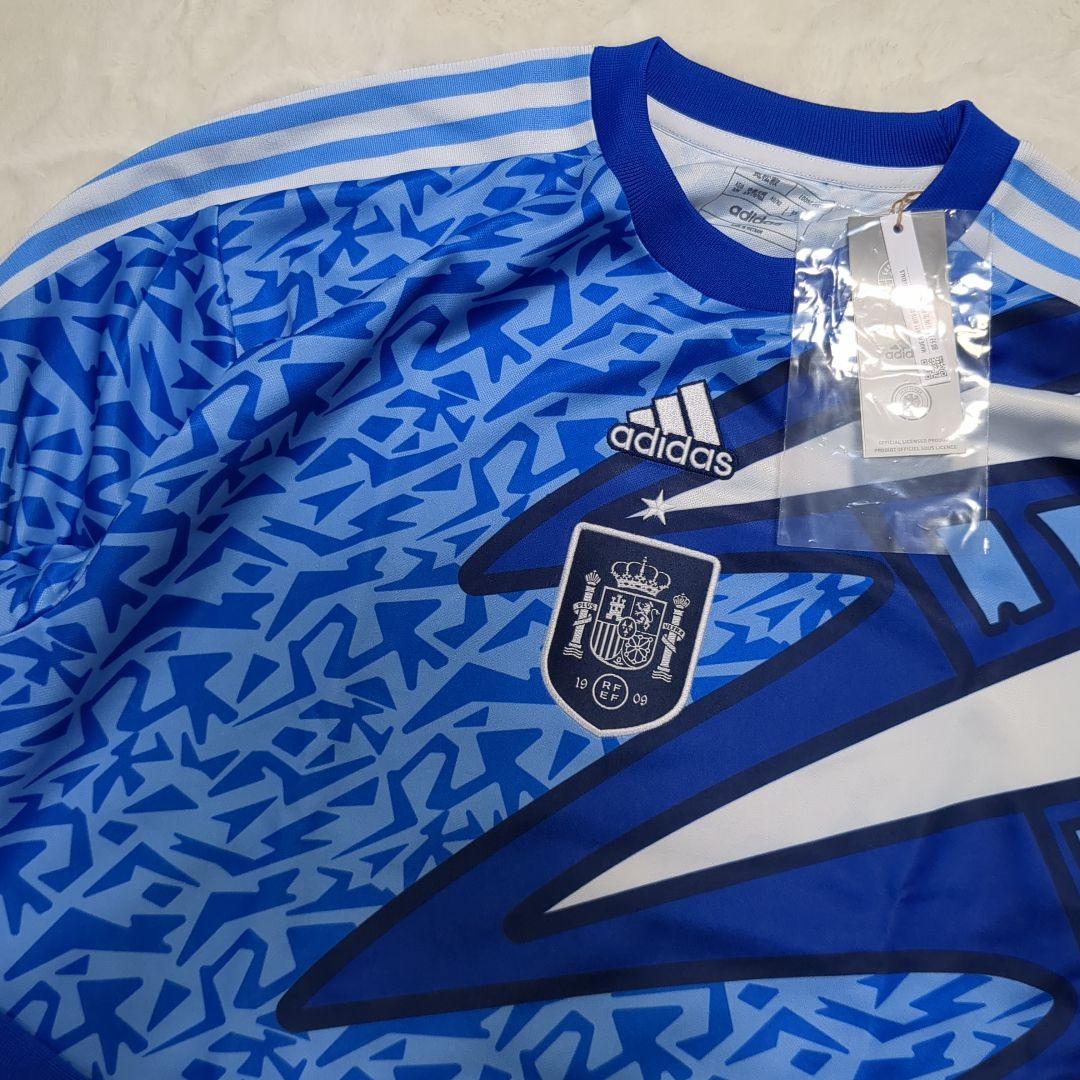 【未使用！完売品 L】adidas 2022 サッカー スペイン GK シャツ